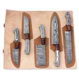 Professional Customize Handmade Chef Knife Multifunctional Wood Handle Damascus Steel Knife (chef Knife-70)