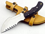 Outdoor Camping Straight Multi-purpose Wilderness Survival Knife High Hardness Portable Fixed Blade Knives (Tracker Knife-6)