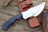 Best Quality D2 Steel Tracker Knife Custom Handmade Hunting tracker Knives Camping & Survival Knife With Micarta Sheath Handle (Tracker Knife-23)