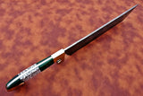 High Quality Customized Full Tang Damascus Steel Nakiri Butcher Knife Stainless Steel Handmade Kitchen Cleaver for Meat Leather (Nakiri Knife-103)
