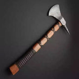 Custom Handmade Damascus Axe 19 Inches Damascus Steel Hunting Hand Forged Camping With Protected Cover (Tomahawk Axe-49)