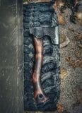 Handmade blacksmith bushcraft survival useful bruk hatchet camper axe unique hatchet axe Camping Axe With Protected Cover (Tomahawk Axe-26)