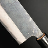 Top Quality Custom Handmade High Carbon Steel Chef Kitchen Santoku Knife Kitchen Knife with Leather Sheath (Chef Knife-118)