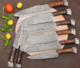 Handmade Chef Knife Set Professional Kitchen Damascus Steel 67 Layers Damascus Steel Vegetables Multi-functional Chef Knife Set (Chef Knife-29)