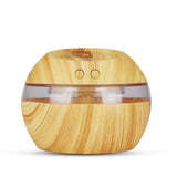 Household Appliances New Usb Wood Grain Humidifier Round Humidifier Mini Atomizer