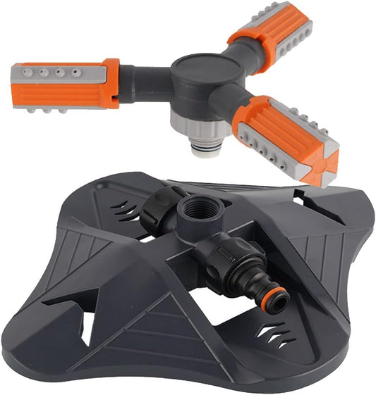 Lawn Garden Sprinkler,360Degree Rotating Garden Irrigation System, Best Assistant for Vegetable Field or Summer Outdoor Game.