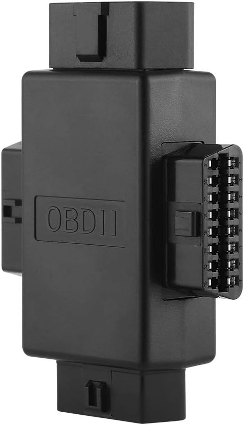 iKKEGOL Pocket OBD2 OBDII Full 16 Pin Male to 3 Female 1 to 3 OBD Cable Splitter Converter Adapter for Diagnostic Extender
