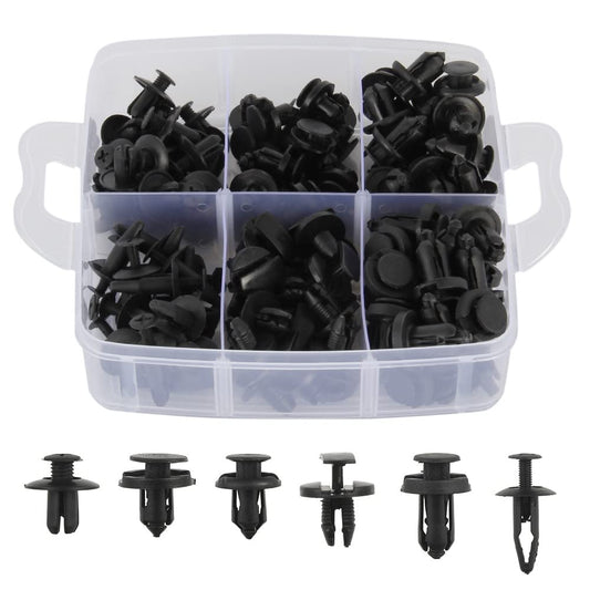 625Pcs Car Clip Set, Automotive Push Pin Retainer Clips Kit with Removal Tool, 16 Most Common Sizes, Door Trim Panel Fasteners Rivets Assortment for Car, Truck, SUV