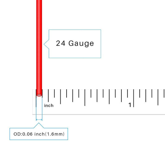 26 Gauge Silicone Wire Spool Red 50ft and Black 50ft Flexible 26 AWG Stranded Tinned Copper Wire