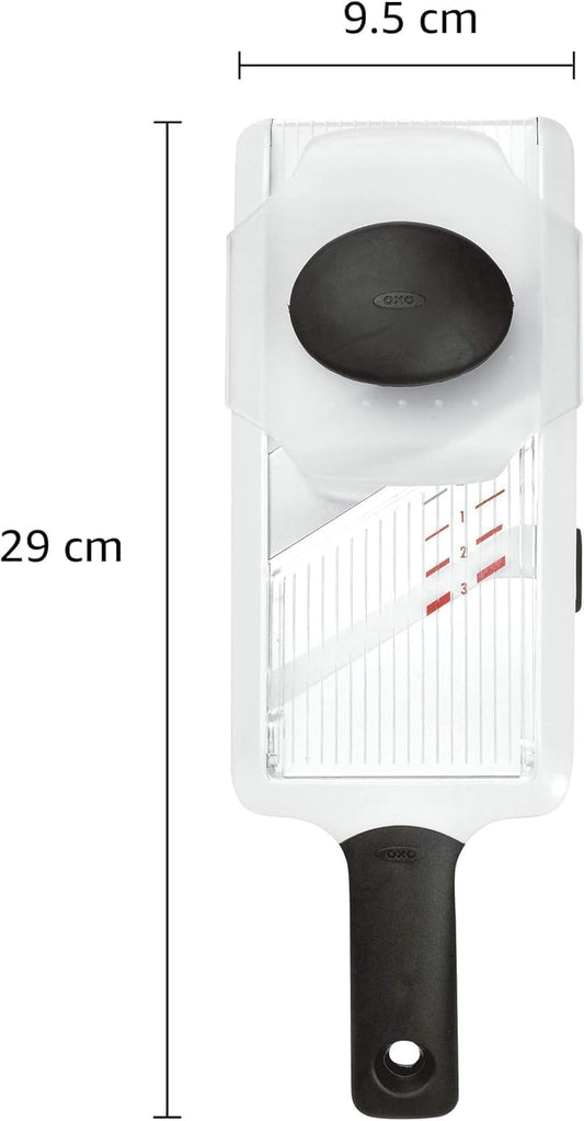 White 1119100 Good Grips Hand-Held Mandoline Slicer,