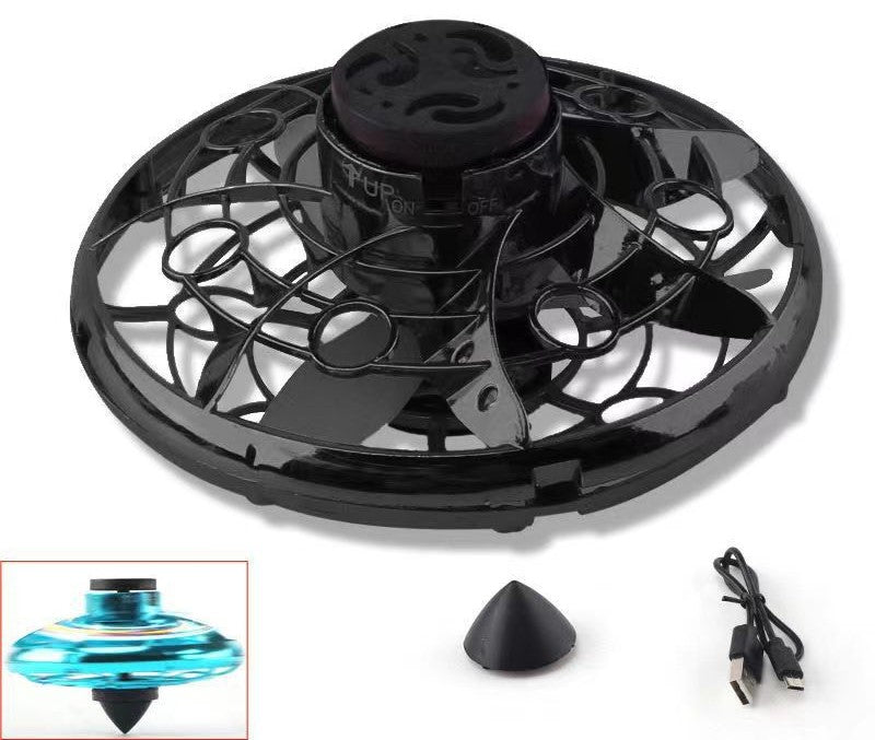 Fingertip Gyro Glowing Gyroscope Sensor Set Black Technology Plastic Suspended Ball Artifact Decompression Toy