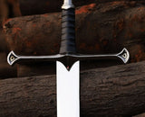 Custom Hand Forged Stainless Steel Lord of the Rings ANDURIL LOTR Movie Sword with Scabbard-knives (SWORD-5)