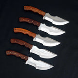 Best Quality Custom Handmade Damascus Steel Tracker Knife D2 Steel Blade with Rose Wood Handle for Hunting (Tracker Knife-13)