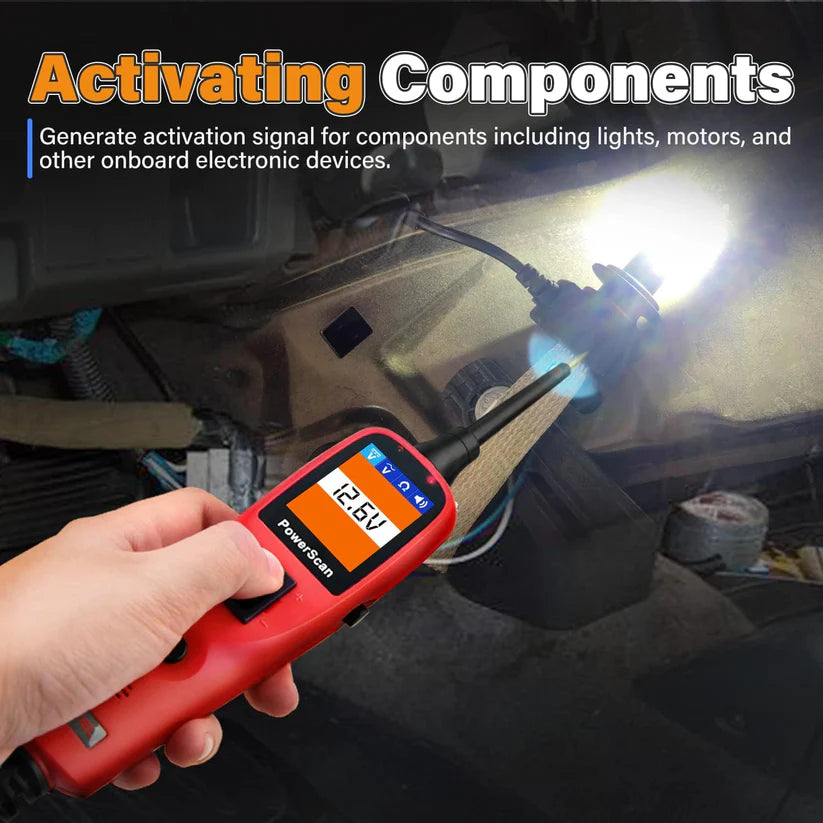 Autel PowerScan PS100 Automotive Circuit Tester, Universal 12V 24V Power Circuit Probe Tool
