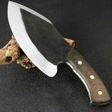 Professional High Quality Custom Handmade High Carbon Steel Chef Kitchen Cleaver Butchers Knife Meat Cleaver (Nakiri Knife-67)