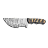 New Arrival High Carbon Damascus Steel Tracker Knife Modern Design Outdoor Survival Hunting Camping Knives Wood Handle (Tracker Knife-9)