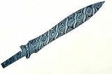 Hand Forged Blank Blade High Quality Damascus Steel Knife Multi-Functional Outdoor & Camping Knives (Blank Blade Knife-23)