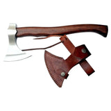 Top Quality Axe Manufacturer for Axe Wooden Packing Series Color Handle Type With Protected Cover (Tomahawk Axe-40)