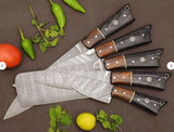 Professional Kitchen Damascus Steel 67 Layers Chef Knife Set Handmade Multi-functional Blade for Vegetables Multi-Purpose Use (Chef Knife-35)