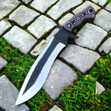 New Design 2025 Custom Handmade D2 Steel Bowie Knife With 8 inches Blade & Wood Handle Perfect Premium Leather Sheath. (Bowie Knife-1)