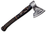 Custom Handmade D2 Steel Hunting Hand Forged Camping Axe Outdoor Single Head axe with Rose Wood Handle (Tomahawk Axe-76)