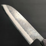 Professional Custom Handmade High Carbon Steel Blade Hand Forged Rustless Chef Kitchen Santoku Knife With Leather Sheath (Chef Knife-97)