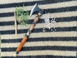Custom Hand Forged Carbon Steel Viking Axe with Ash Wood Handle Wedding Gift, Axes Best Birthday & Anniversary Gift For Him. (Tomahawk Axe-6)