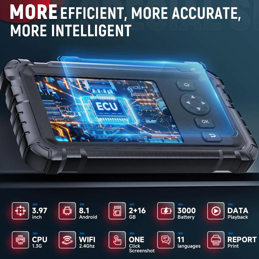 LAUNCH CRP129 HD Heavy Duty Truck Scanner, DPF Regen, Full System Diesel Diagnostic Scan Tool