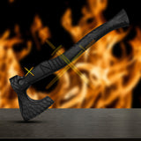 Custom HandMade Carbon Steel Viking Axe with Rose Wood Handle Wedding Gift, Best Birthday & Anniversary Gift For Him. (Tomahawk Axe-3)
