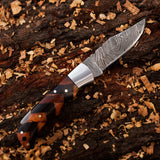 High Quality 3.75" Spanish Brown Wood Handle Pocket Knife Folding Knives Blade Length 1.18 cm and Handle Length 1.47 cm (Folding Knife-22)