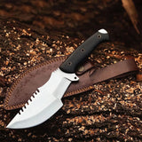 Handmade Stainless Steel tracker Knife with Micarta Sheet Handle and Fine Leather Sheath Bush Craft Survival Tracker Knives (Tracker Knife-15)