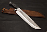 Handmade Stainless Steel Bowie Knife Micarta Handle Customizable OEM Gift for Father on Wedding Birthday or Anniversary (Bowie Knife-16)