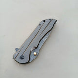 Handmade Damascus Steel Folding Knife Pocket Knives for Camping, Hiking Inner Lock Folding Knife (Folding Knife-5)