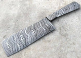 High Quality Customized Nakiri Butcher Knife Full Tang Damascus Steel Blade Stainless Steel Wood Handle Kitchen Chef Cleaver (Nakiri Knife-98)