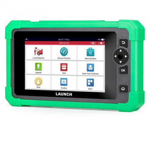 LAUNCH X431 CRP919 EV Diagnostic Scanner for Electric Vehicles Support for New Energy Vehicles CAN FD, DoIP, Action Test