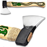 Top-Rated Traditional High Carbon Steel Viking Axe Handcrafted for Tactical Combat Bushcraft and Historical Camping Axe. (Tomahawk Axe-9)