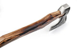 Custom Handmade Carbon Steel Viking Axe Bearded Axe Survival Outdoor axe With Wooden Handle (Tomahawk Axe-58)