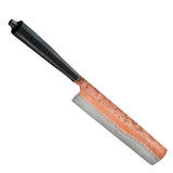 Vegetable Chef Kitchen Cleaver Knife Carbon Steel San Mai Butcher Knife With Wood Handle For Kitchen Uses. (Nakiri Knife-75)