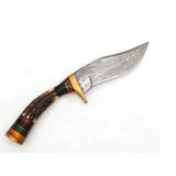 Top Quality Custom Handmade Damascus Steel Skinner Knife Top Selling Knives Best for Hiking & Viking (Skinner Knife-9)