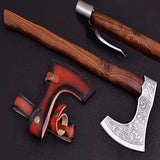 Top Quality Axe Manufacturer for Axe Wooden Packing Series Color Handle Type With Protected Cover (Tomahawk Axe-56)