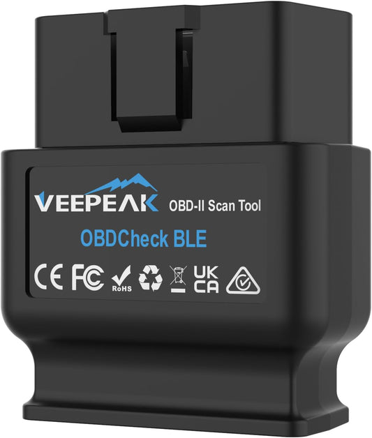 Veepeak OBDCheck BLE Bluetooth OBD II Scanner Adapter Dongle Auto Check Engine Code Reader Diagnostic Scan Tool for iOS & Android