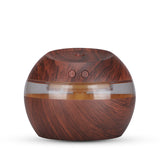 Household Appliances New Usb Wood Grain Humidifier Round Humidifier Mini Atomizer