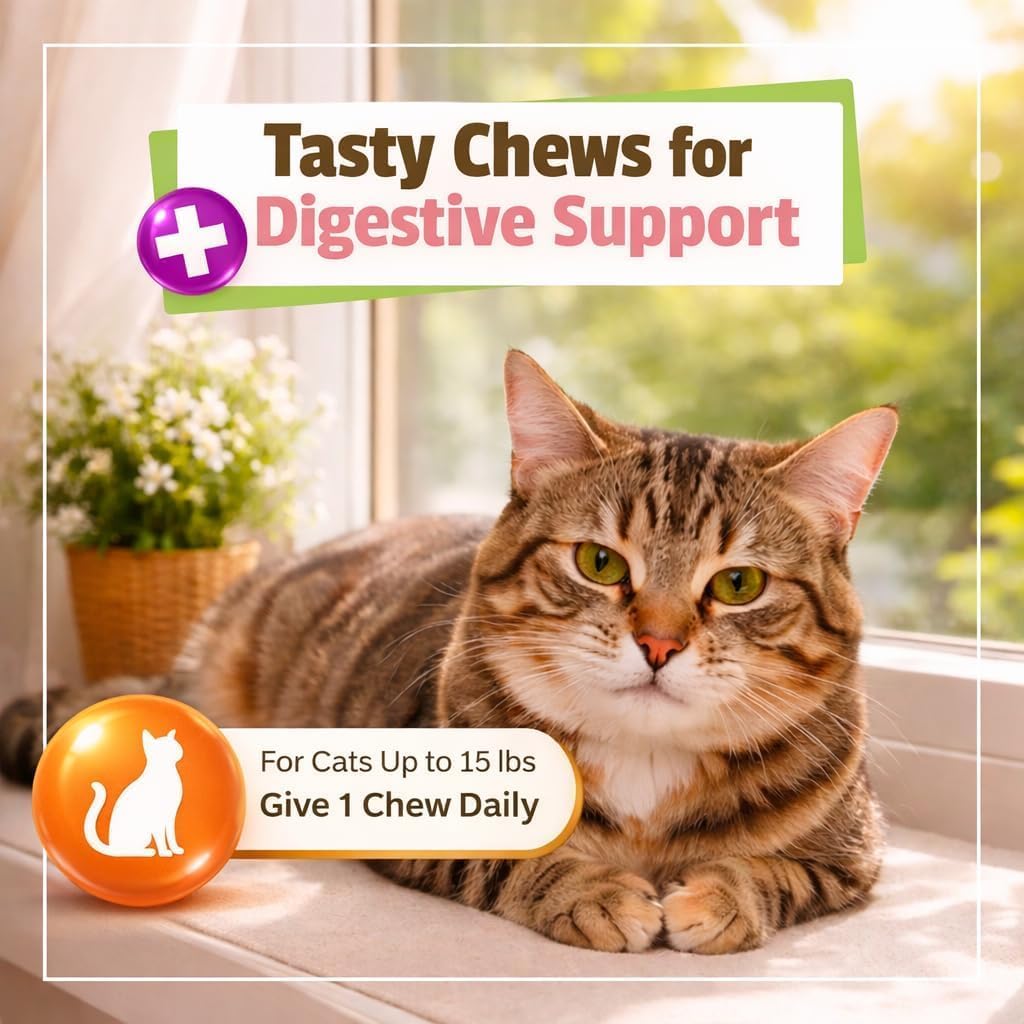 Pet Naturals Calming Chews for Cats, 30 Chews - Behavioral Support and Anxiety Relief for Travel, Boarding, Vet Visits and High Stress Situations
