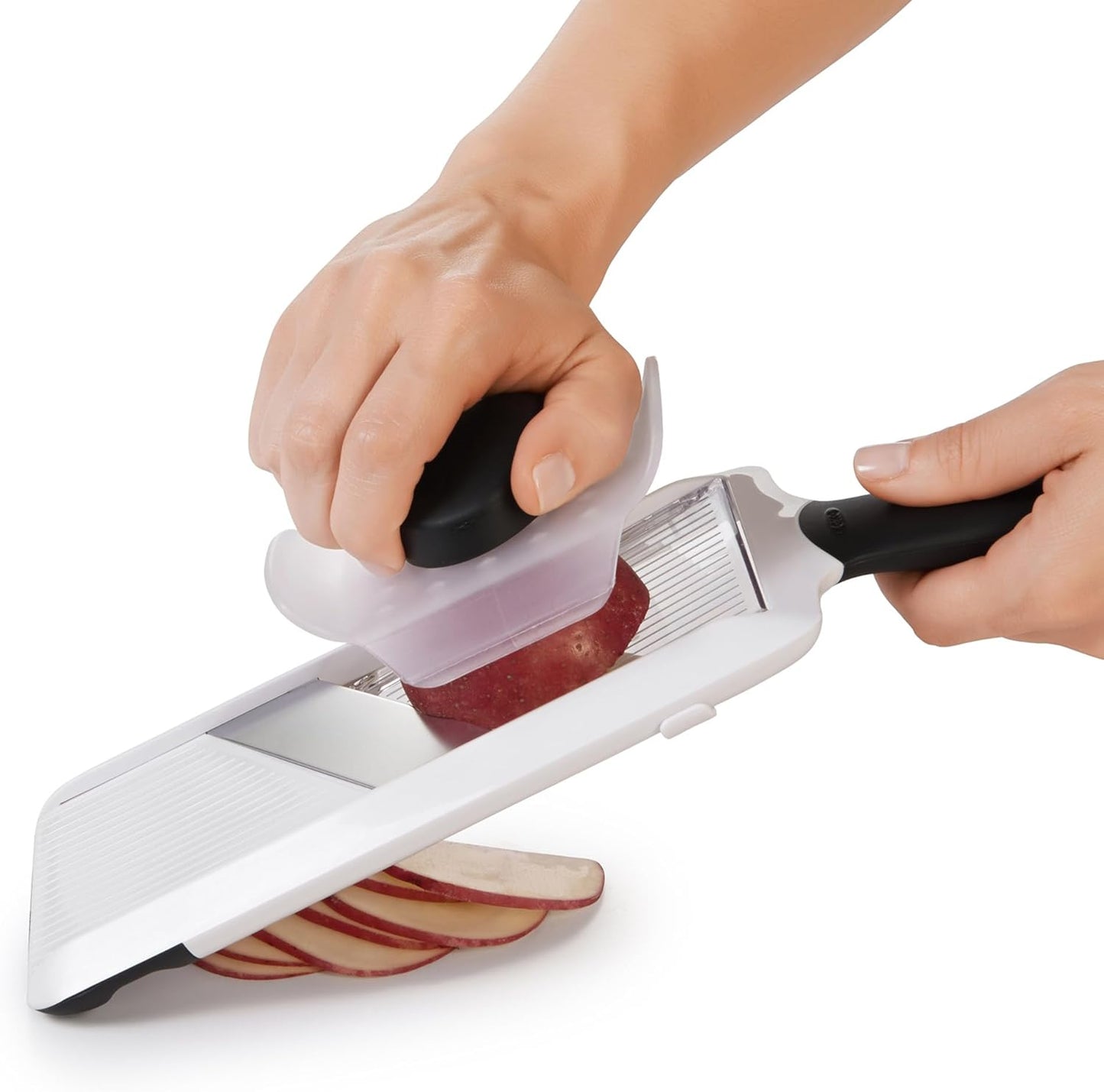 White 1119100 Good Grips Hand-Held Mandoline Slicer,