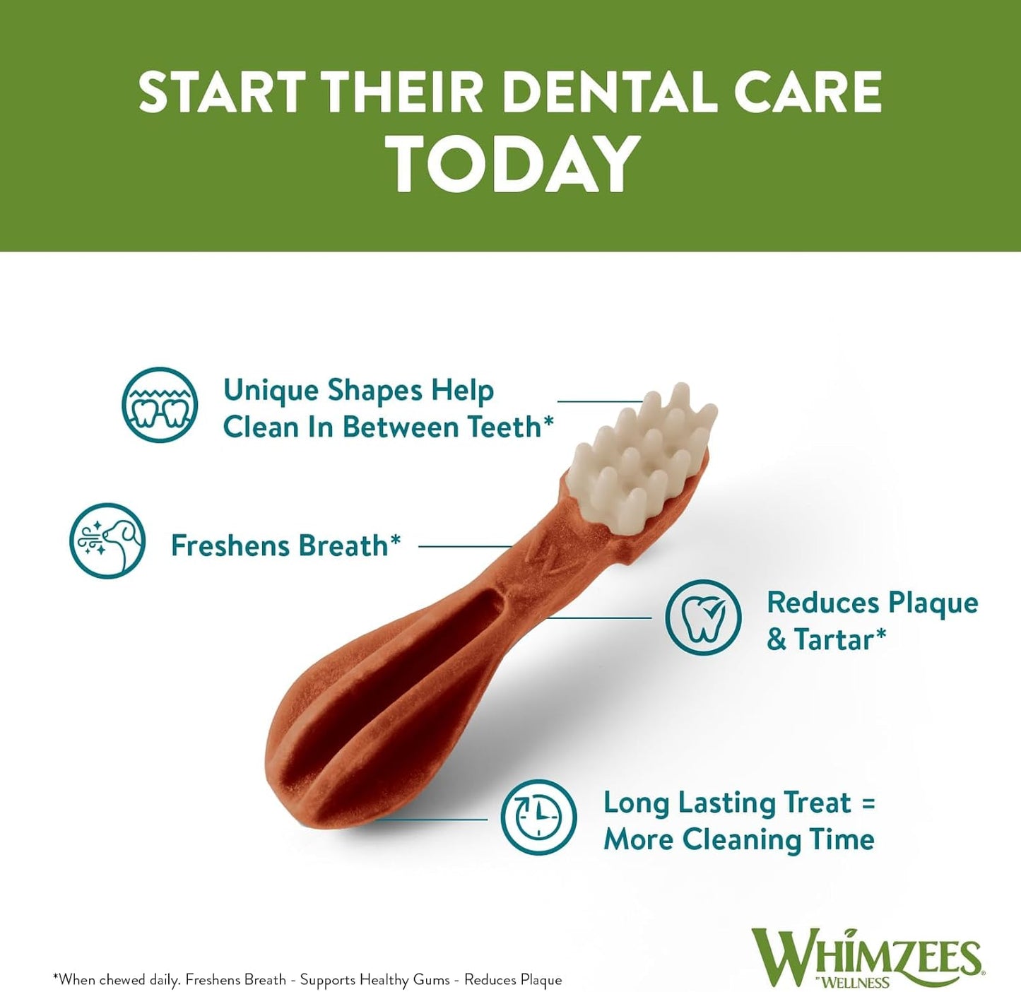 WHIMZEES Variety Value Box Dental Dog Treats, Variety Tub, Large (18-27kg Dogs), Natural Daily Dental Chews (Pack of 14)