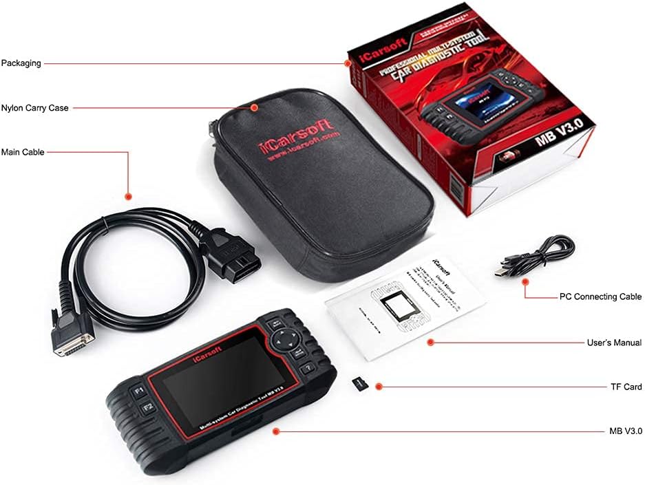 ICarsoft MB V3.0 Diagnostic Scan Tool for Mercedes-Benz Sprinter Smart