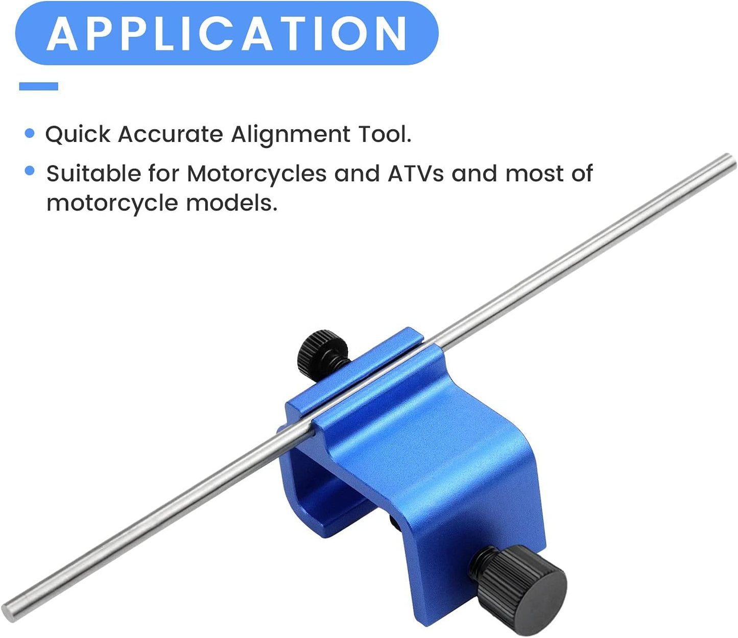 Chain Alignment Tool Suitable for Motorcycles and ATVs, Quick Accurate Alignment Tool