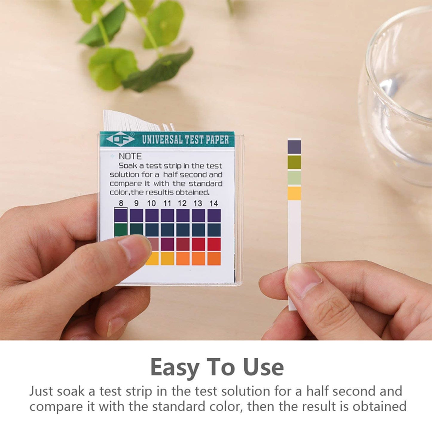 100PCS pH Test Strips 0-14, Fast & Accurate Aquarium Water Testing Kit and pH Tester – Litmus Paper for Fish Tank, Pond, Drinking Water, Soil, Hot Tub, Pool (pH Strips for Water Testing)