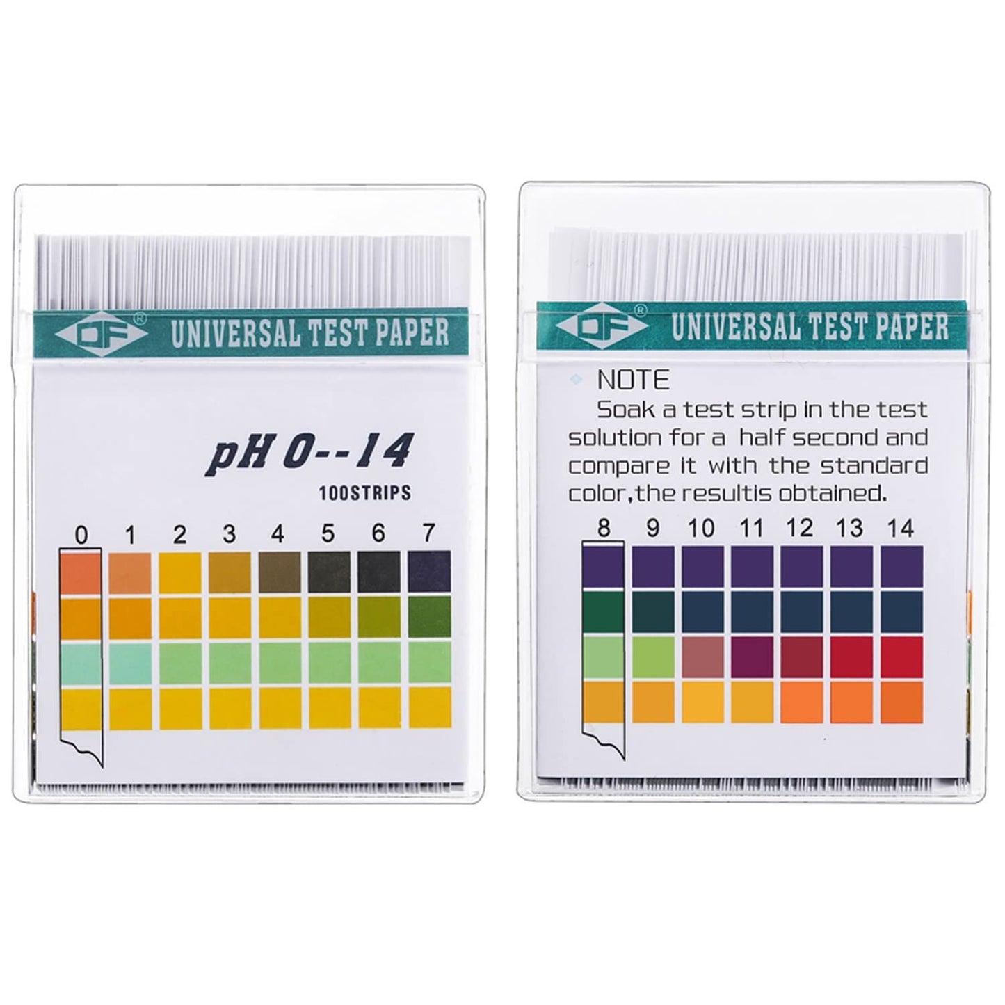 100PCS pH Test Strips 0-14, Fast & Accurate Aquarium Water Testing Kit and pH Tester – Litmus Paper for Fish Tank, Pond, Drinking Water, Soil, Hot Tub, Pool (pH Strips for Water Testing)