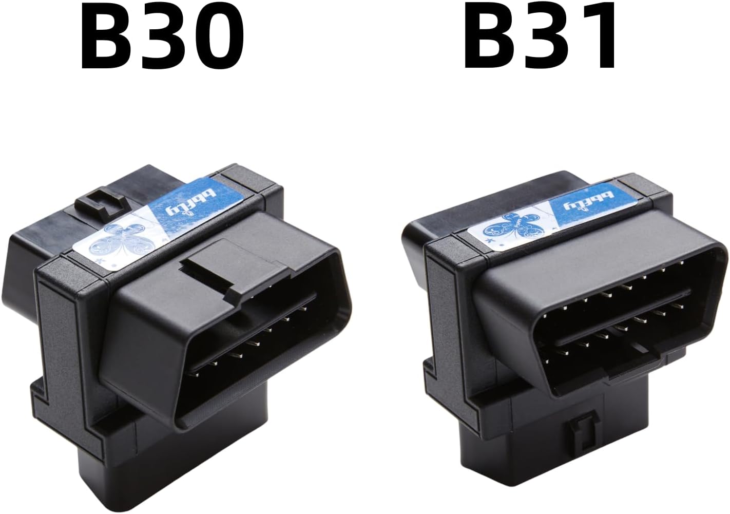 OBD2 Splitter, bbfly-B31 Full 16pin OBDII Port 1 Male Splitter to 2 Female Extension Cable 1.6IN/4CM (B31 1PACK)